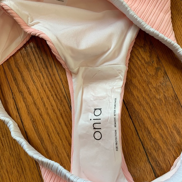 NWT Onia Leila Rib Bottom Tahiti Pink Size S - Picture 10 of 12